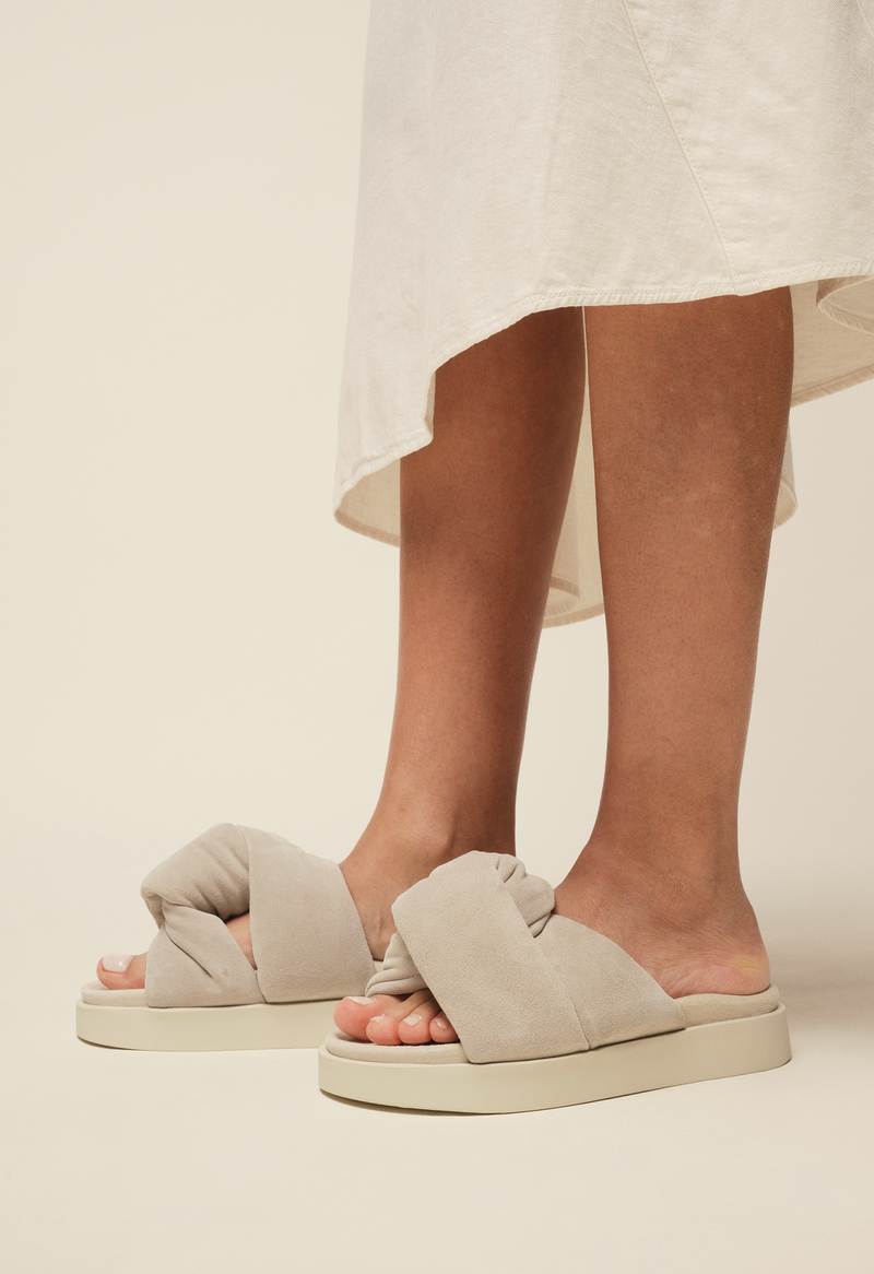 Soft Crossed Suede