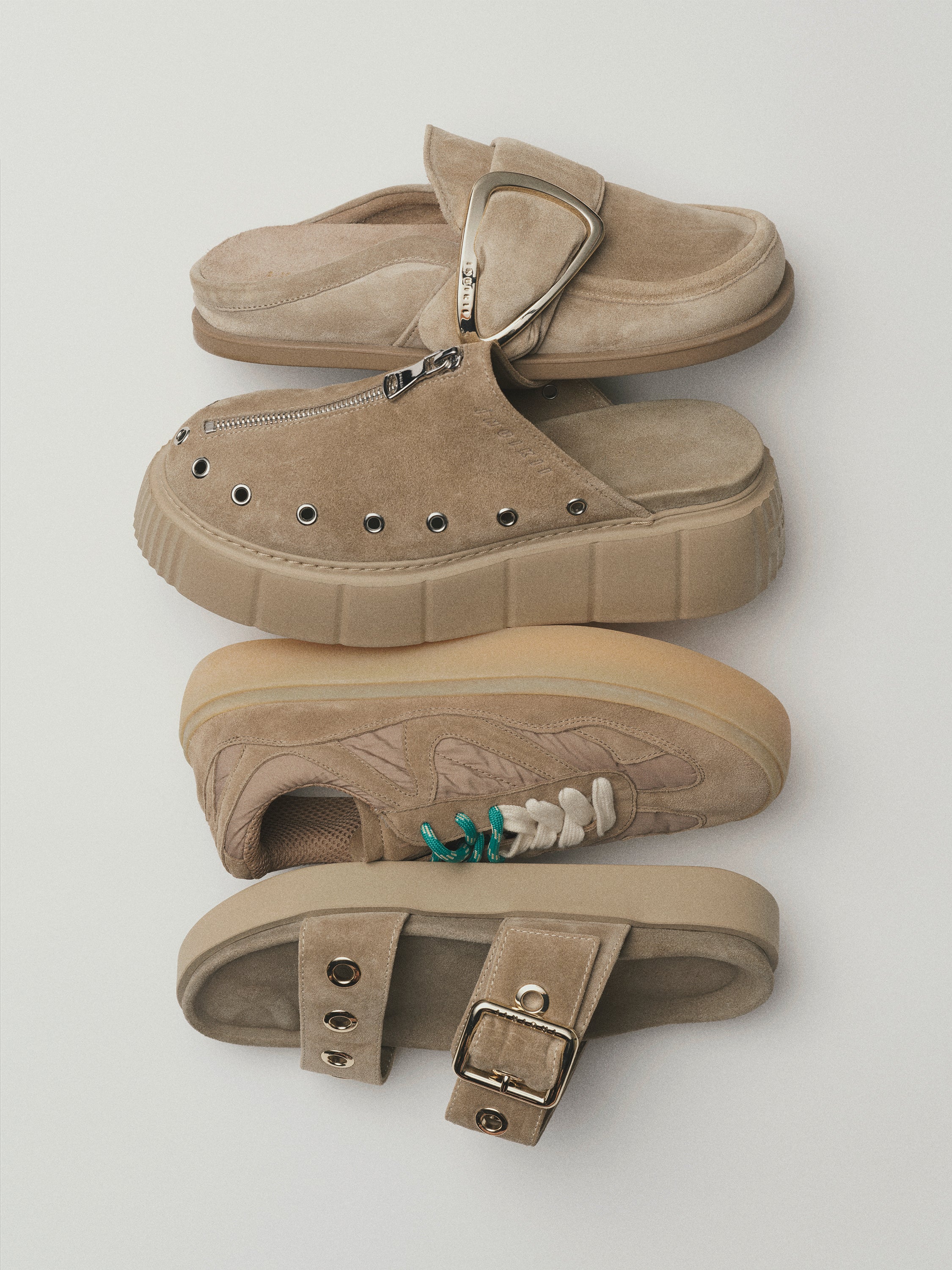 Suede Mules